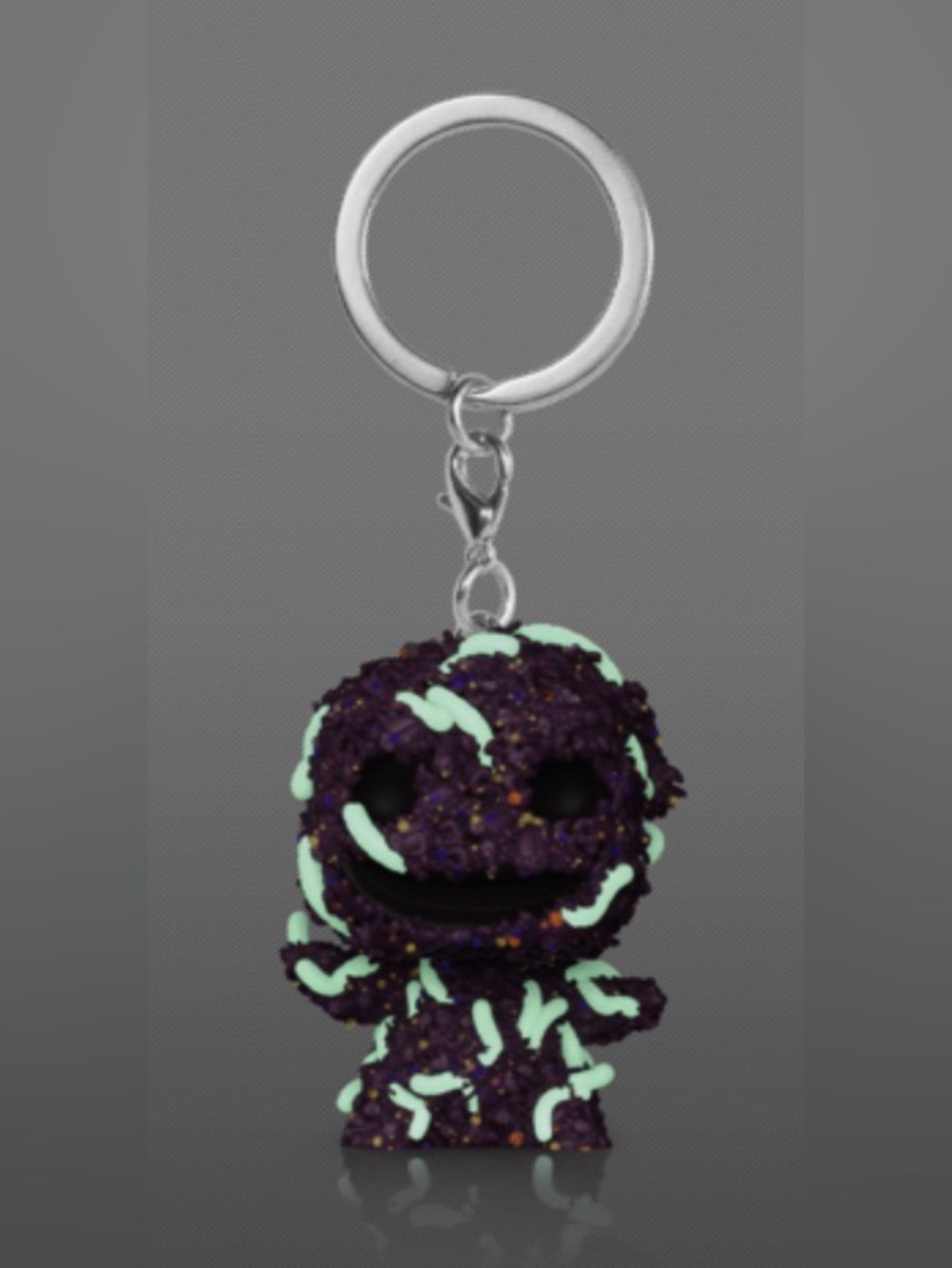 NWT Funko Disney Oogie Boogie Pocket Pop! Keychain Purple with Glow Green Bugs - Picture 4 of 10